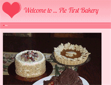 Tablet Screenshot of piefirstbakery.biz